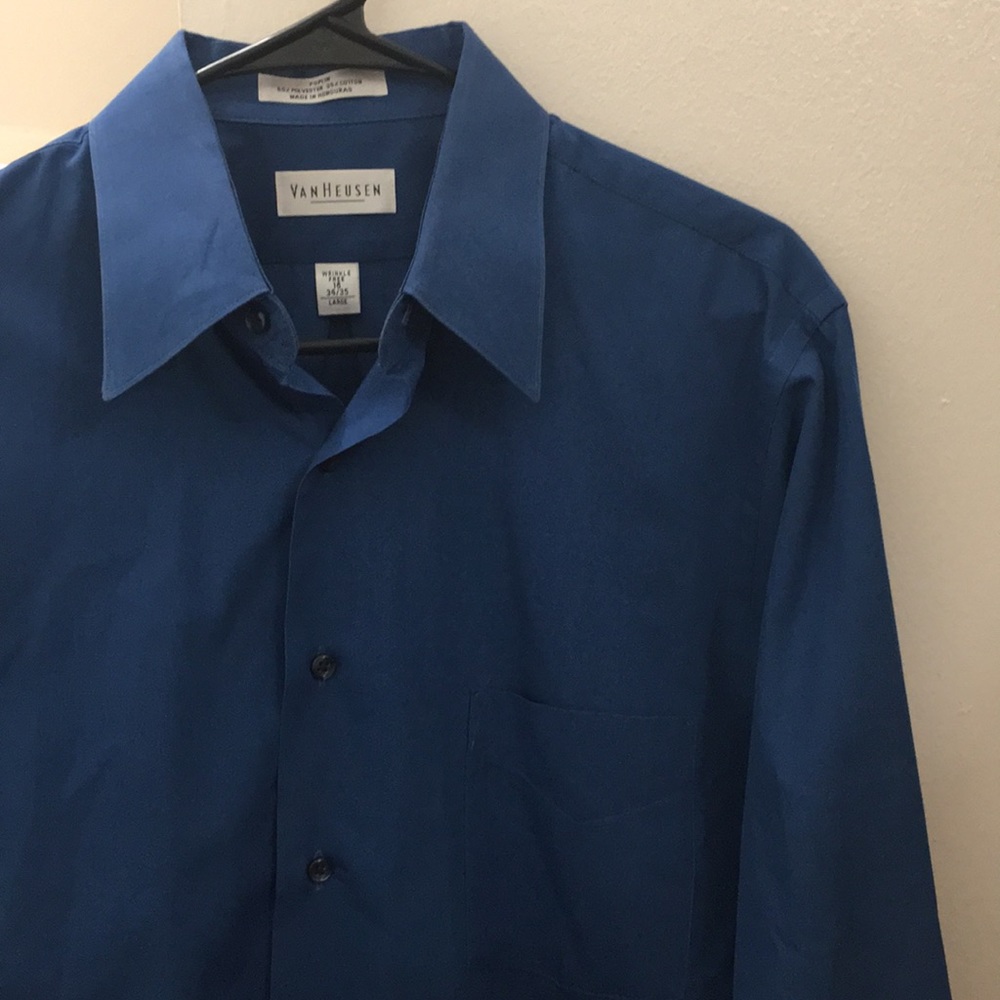Van Heusen - Poplin WrinkleFree Dress Shirt